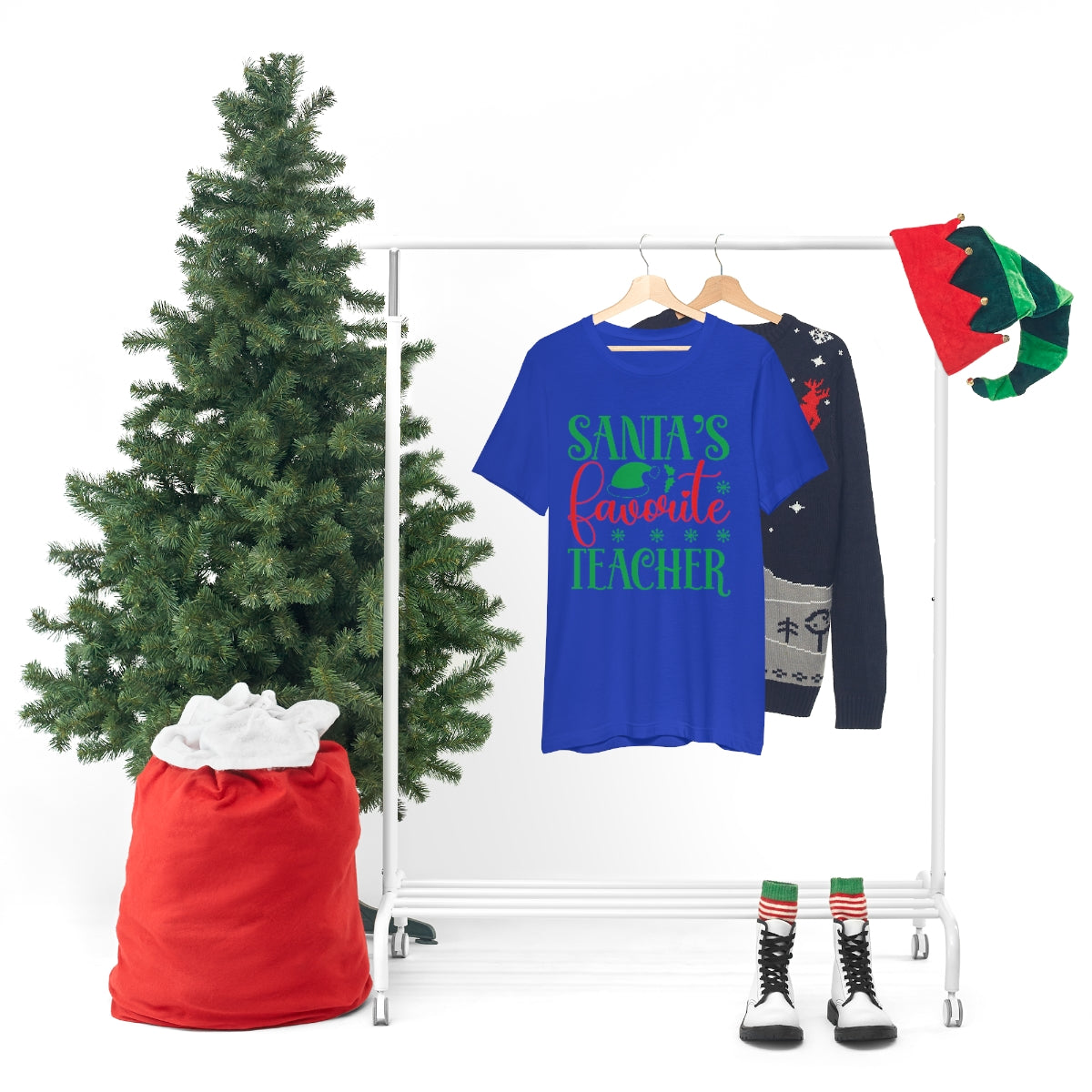 Santa's Favorite Teacher T-Shirt