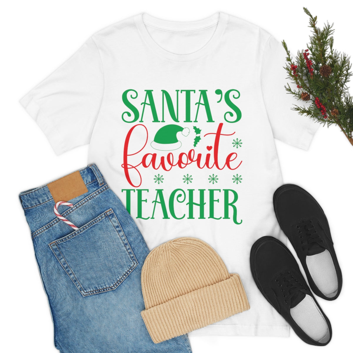 Santa's Favorite Teacher T-Shirt