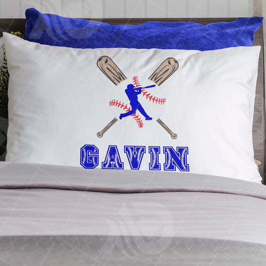 Personalized Baseball Pillowcase