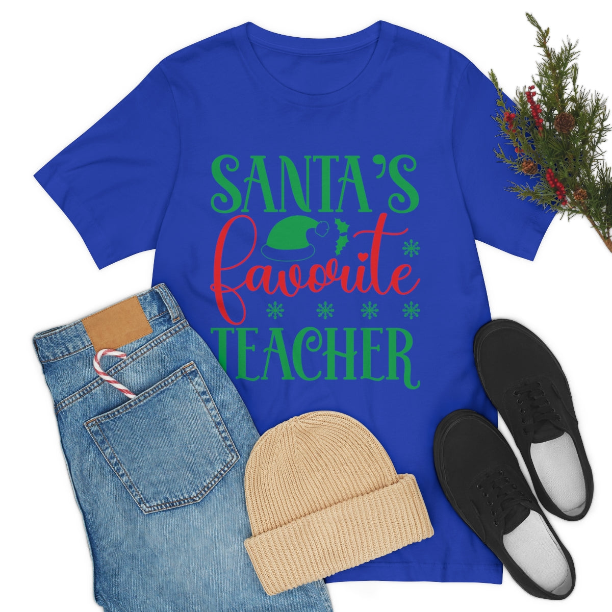 Santa's Favorite Teacher T-Shirt