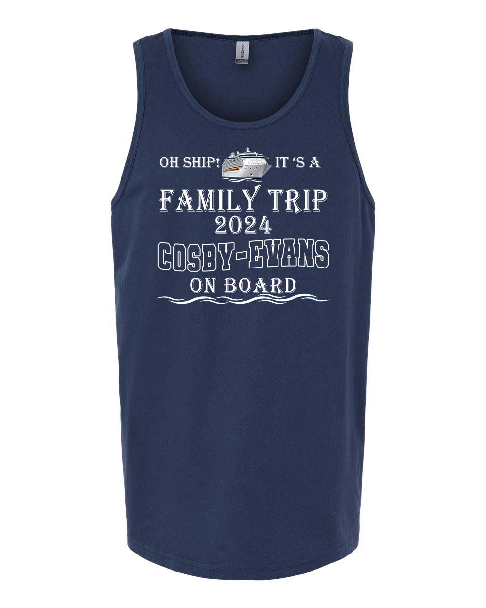 Cosby-Evans Reunion Cruise 2024 Merch Package - Tank Top & Lanyard