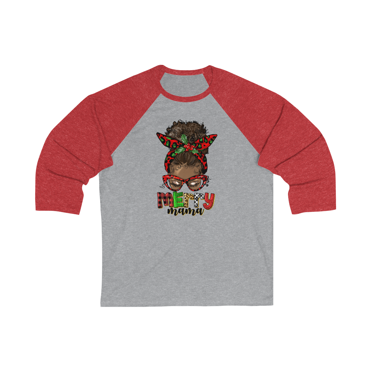 Merry Mama Unisex 3\4 Sleeve Baseball Tee