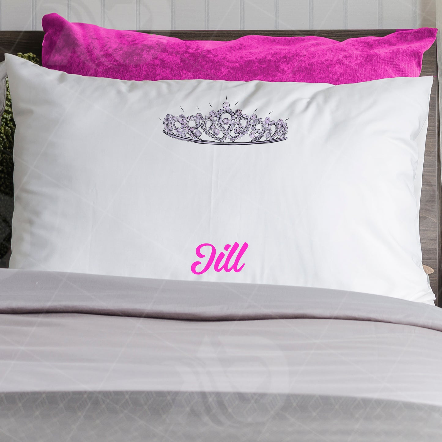 Personalized Princess Crown Pillowcase