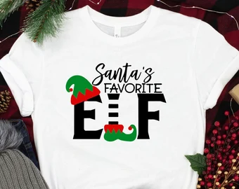 Santa's Favorite Elf Unisex Short Sleeve Tee
