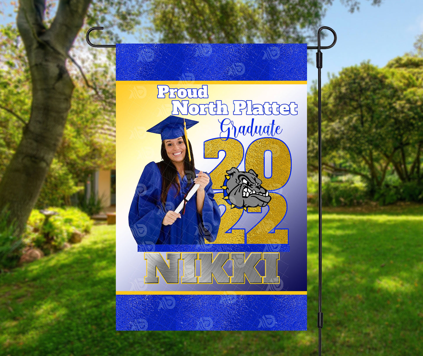 Graduation Garden Flag - Digital Download - The Glassy Touch Collection